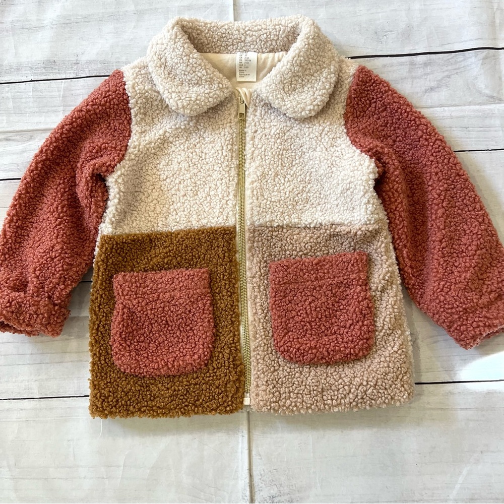 H&M toddler faux shearling jacket